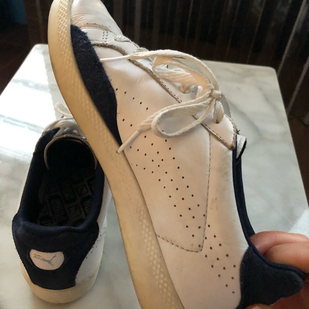Puma Sneakers - Size 38.5 Navy & White